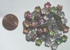 50 3x8mm Crystal Vitrail Cupped Flowers